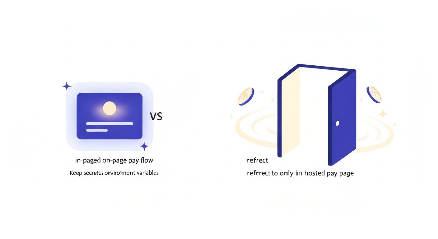 Integrating Stripe into your website: embedded or hosted.