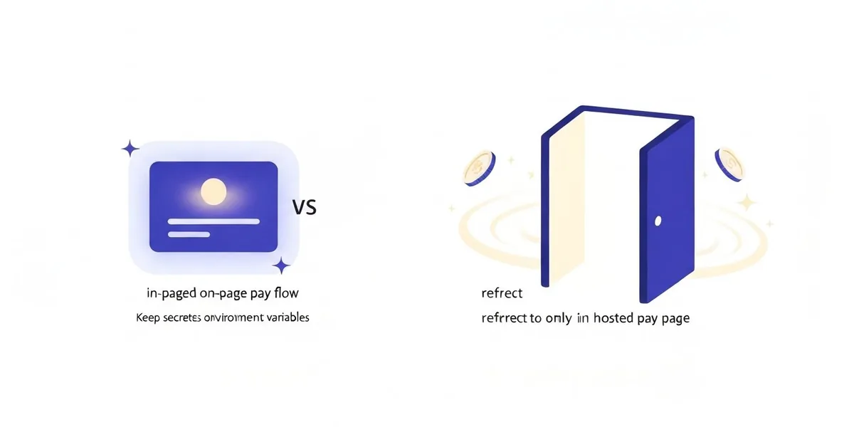 Integrating Stripe into your website: embedded or hosted.
