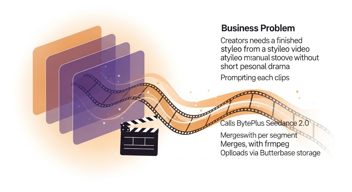 Seedance video orchestration — multi-agent drama to MP4