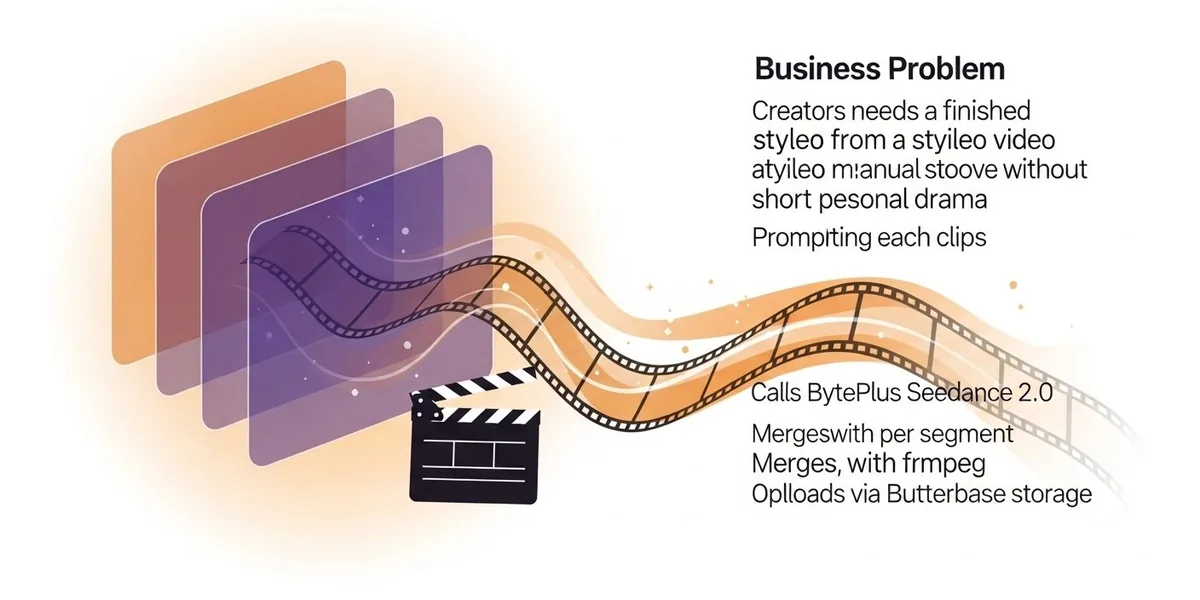 Seedance video orchestration — multi-agent drama to MP4